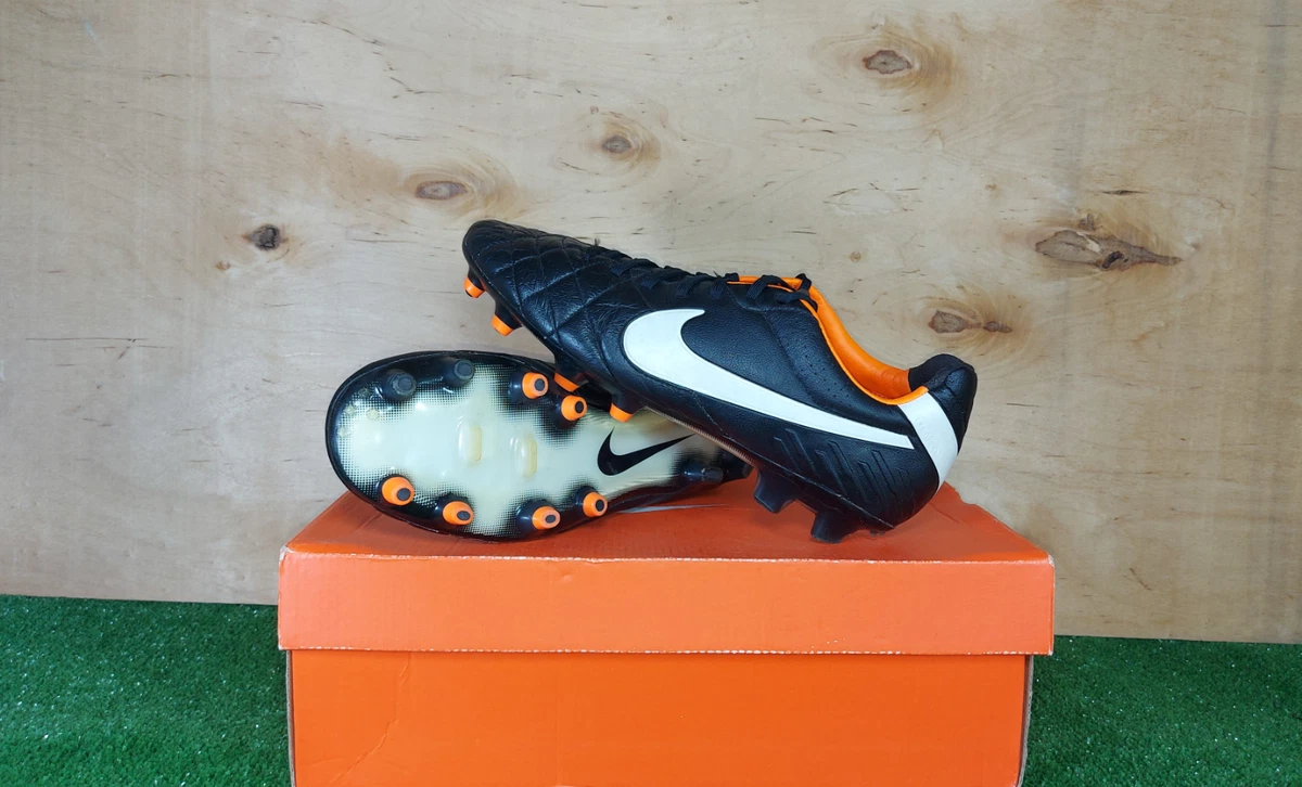Nike tiempo black boots sale