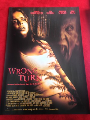 Wrong Turn Kinoplakat Poster A1, Desmond Harrington, Eliza Dushku