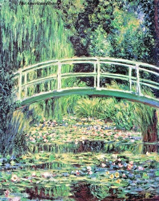 2876 Monet - Water-lily pond, harmony in green 1899