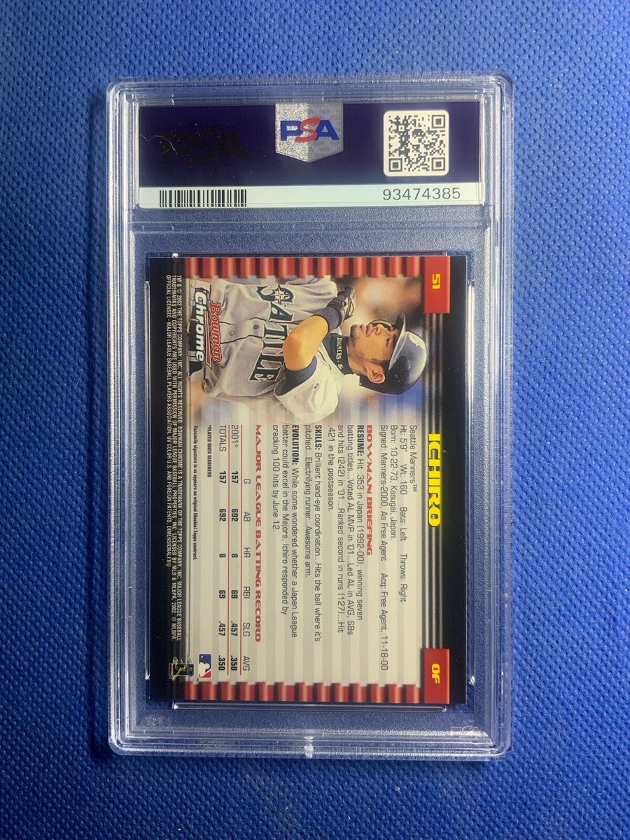 世界で5枚 MLB 2002 PSA 8 fleer premium イチロー 世界で5枚 MLB 2002 PSA 8 fleer premium イチロー - メルカリ
