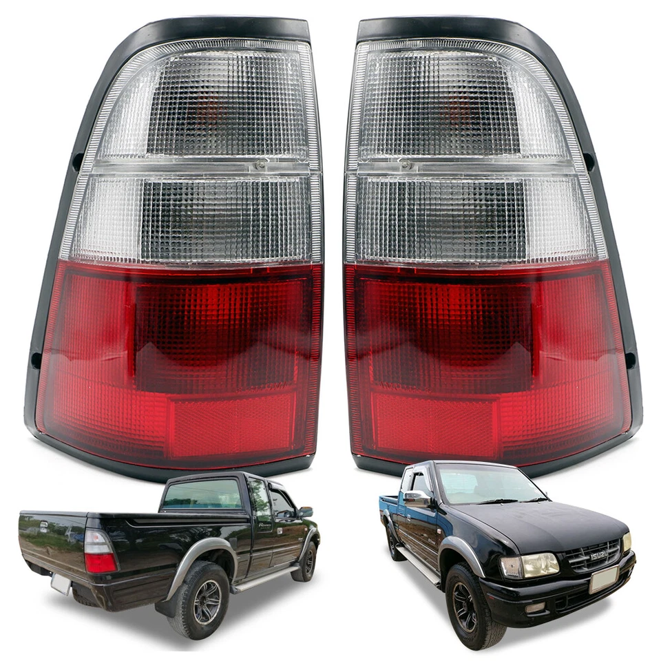 Rh+Lh Tail Lmap wih Bulbs Red For Isuzu TFR TF Dragon Eyes Rodeo 1997 - 2003 Foto 2 de 4