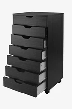 Halifax Storage/Organization, 7 Drawer, Black
