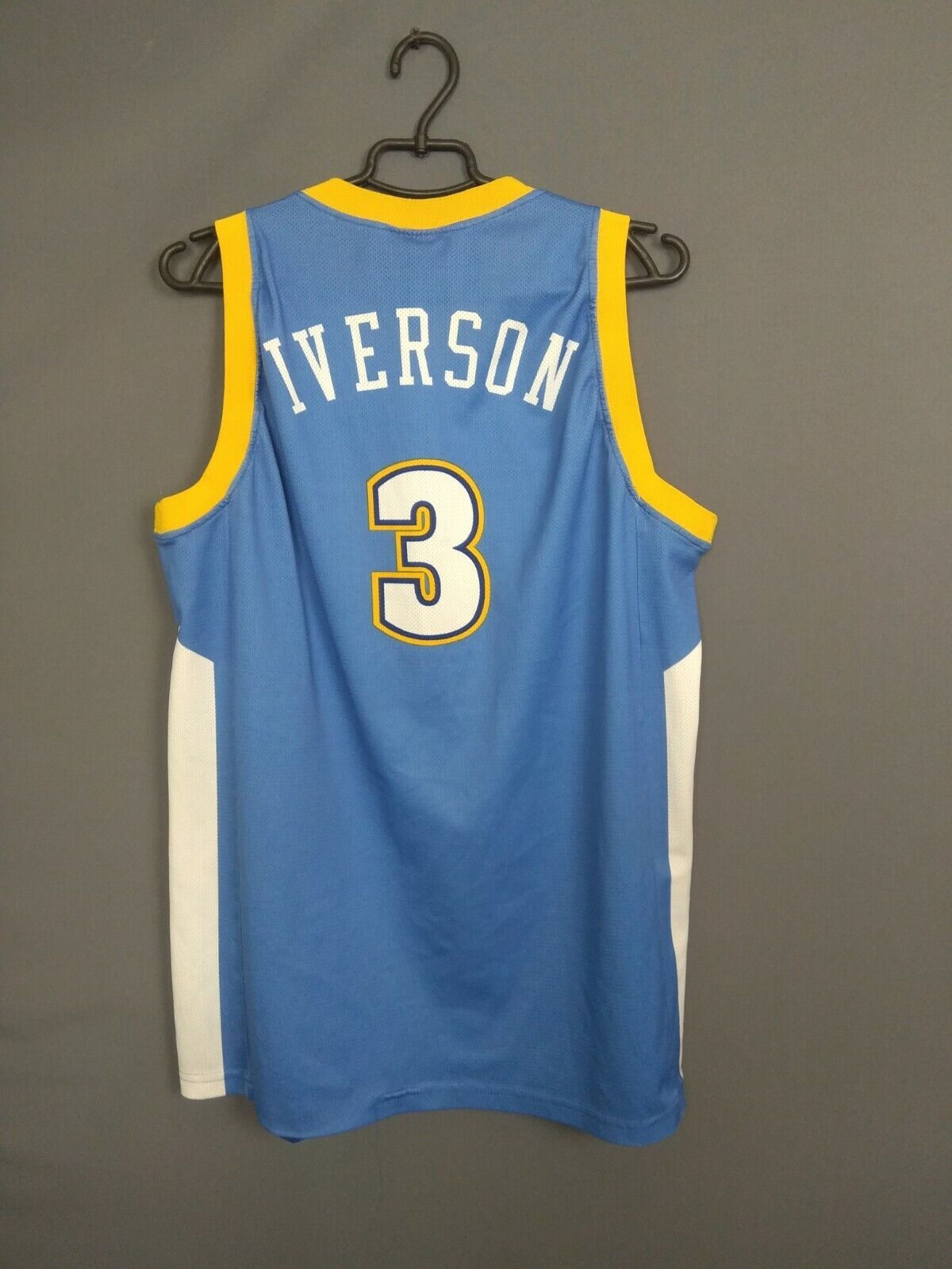 Iverson Denver Nuggets Jersey Basketball Size XL Vintage Retro Champion ig93 Nowy nowy