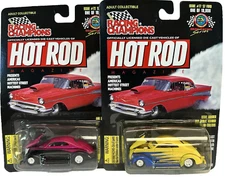 1937 Ford 1/58 Racing Champions Released 1998 Hot Rod Magazine Series LOT OF 2