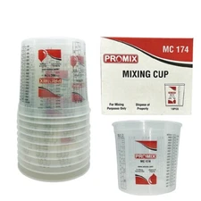 Paint & Epoxy Mixing Cups Buckets - Box of 10 - 174 Ounce (5-Quart)