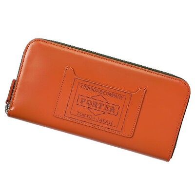 ASK availability First) PORTER / GLASS LEATHER Ver. LONG WALLET