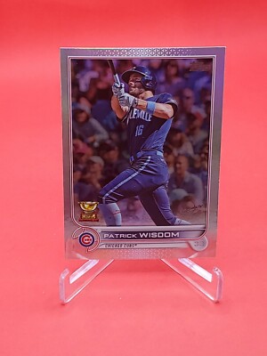Patrick Wisdom 2022 Topps Series 1 #271 Rookie Cup Rainbow Foil
