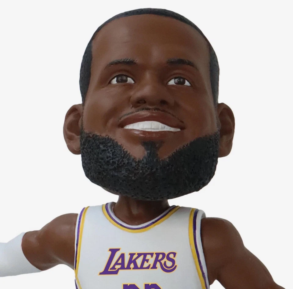 Lebron James LA Lakers Bubbleious Deportes Ilustrados Cubierta Bobblehead FOCO NUEVO Foto 3 de 4
