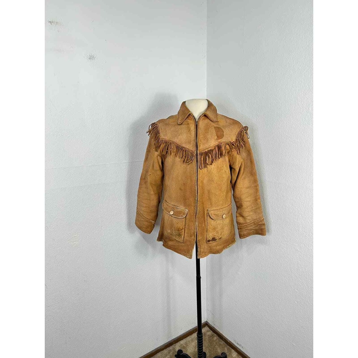 50s 60s vintage fringed leather jacket cowboy western jacket 50s 60s vintage fringed leather jacket cowboy western jacket