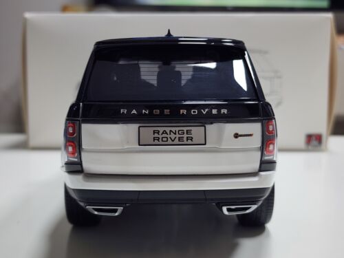 1:18 LCD Range Rover SV Autobiography Dynamic 2020 Black&White Diecast - Picture 3 of 8