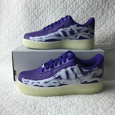 Size 4 - Nike Air Force 1 Low Purple Skeleton | Acquisti Online su