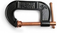 Pony 2-1/2 Carriage C-Clamp 1-3/4 Depth Coppe...
