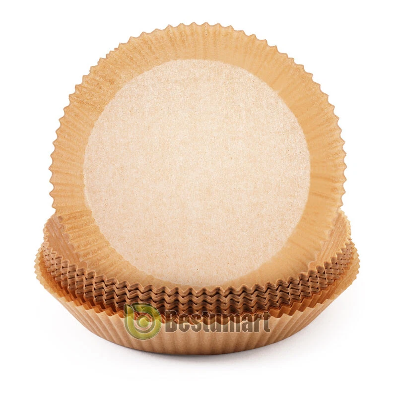 Air Fryer Liners 100/200 pcs Disposable Round Baking Paper Liner Non Stick Food