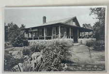 Paper House Pigeon Cove Massachusetts 1940 Postmark Postcard