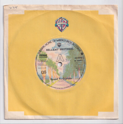 (AD549) Bellamy Brothers, Bound To Explode - 1977 - 7'' vinyl
