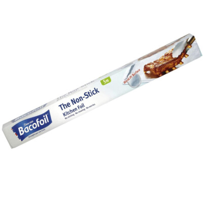 Bread Sticks Bacofoil Original Thick Cateri Foil 45cm X 60m Microwave Rice