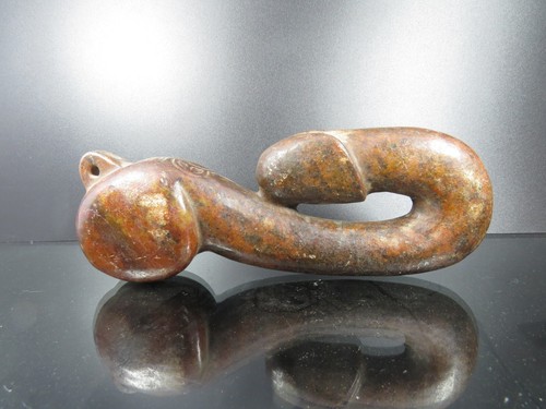 China, old jade,Collectibles, hongshan culture,rare penis, statues R(326) - Picture 4 of 7