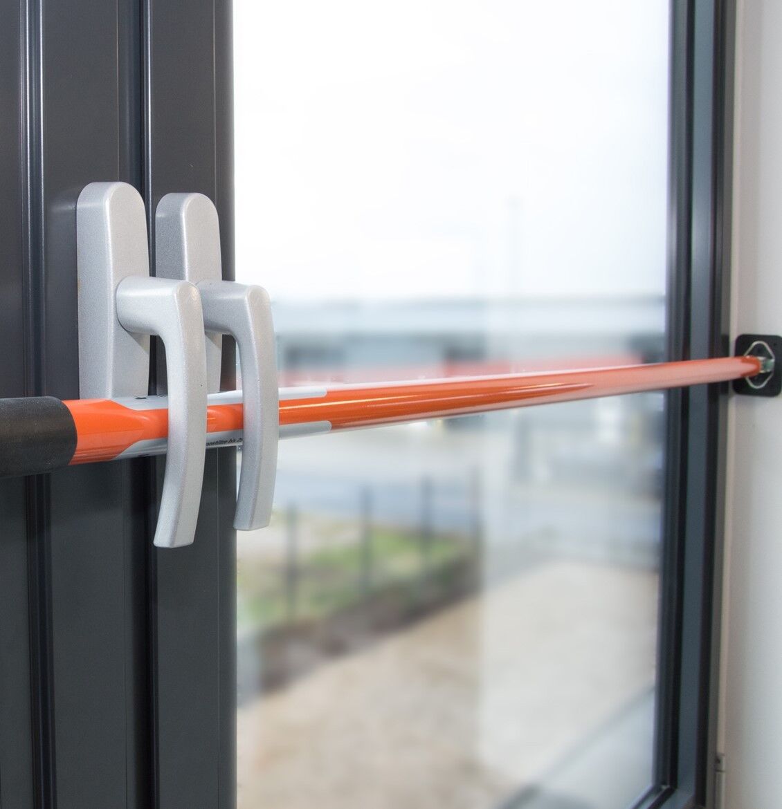Sicherungsstange 101-175cm Fenstersicherung Tür Sicherung Fenster Einbruchschutz