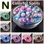 Bulk-Wholesale-6mm-8mm-10mm-12mm-Charms-Round-Glass-Loose-Spacer-Beads-Findings thumbnail 25