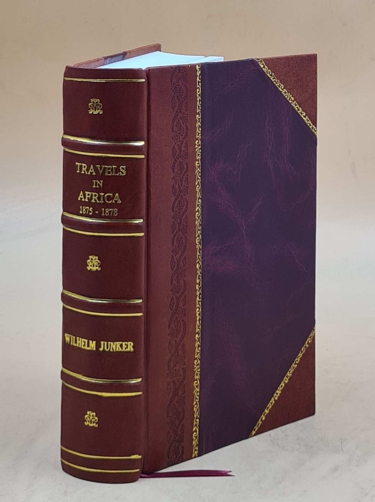 Travels In Africa During The Years 1875[-1886] By Dr. Wilhelm Ju [Leather Bound]