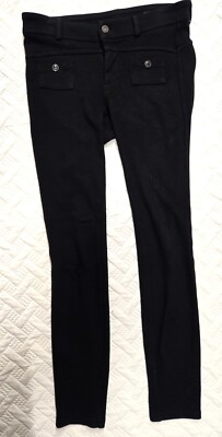 CITIZENS OF HUMANITY WOMENS BLACK SPANDEX SKINNY PANTS SIZE 28W 30L