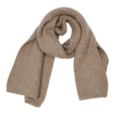The Moshi: Warmer gestrickter Schal ''Nicole, beige'' ca. 195 cm Acryl/Nylon/Wolle