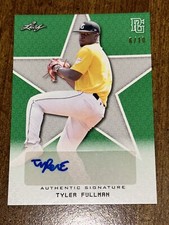 TYLER FULLMAN 2020 Leaf Perfect Game GREEN AUTOGRAPH #6/10 MICHIGAN
