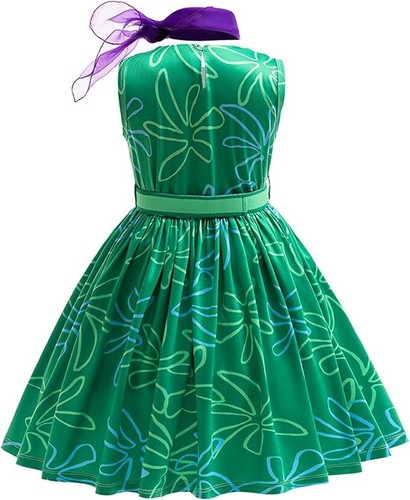 Girls Green st pat Cosplay Dress up Halloween Outfits with Wig size 140 on chart - Picture 2 of 6