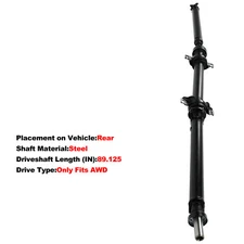 Drive Shaft Fits TOYOTA HIGHLANDER 2001 2002 2003 2004 2005 2006 2007 AWD ONLY