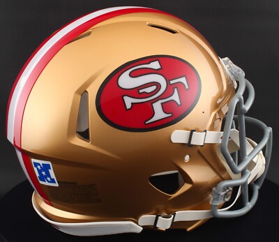 SAN FRANCISCO 49ers NFL Riddell Speed AUTHENTIC Throwback Football ...