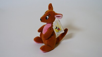 Vintage Walt Disney World Winnie Puuh Kanga Sitzsack Plüschtier 7 Zoll