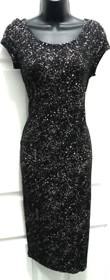 h and m black bodycon dress Ashton Off Shoulder Velvet Long Sleeve Bodycon Dress M / 6-8 main image 1