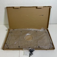 CIPOTA 25.5" x 13.5" Centre Drain Kitchen Sink Grid Supersoft Silicone Feet