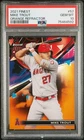 2021 Mike Trout Topps Finest Orange Refractor #/25 - PSA 10 LOS ANGELES ANGELS