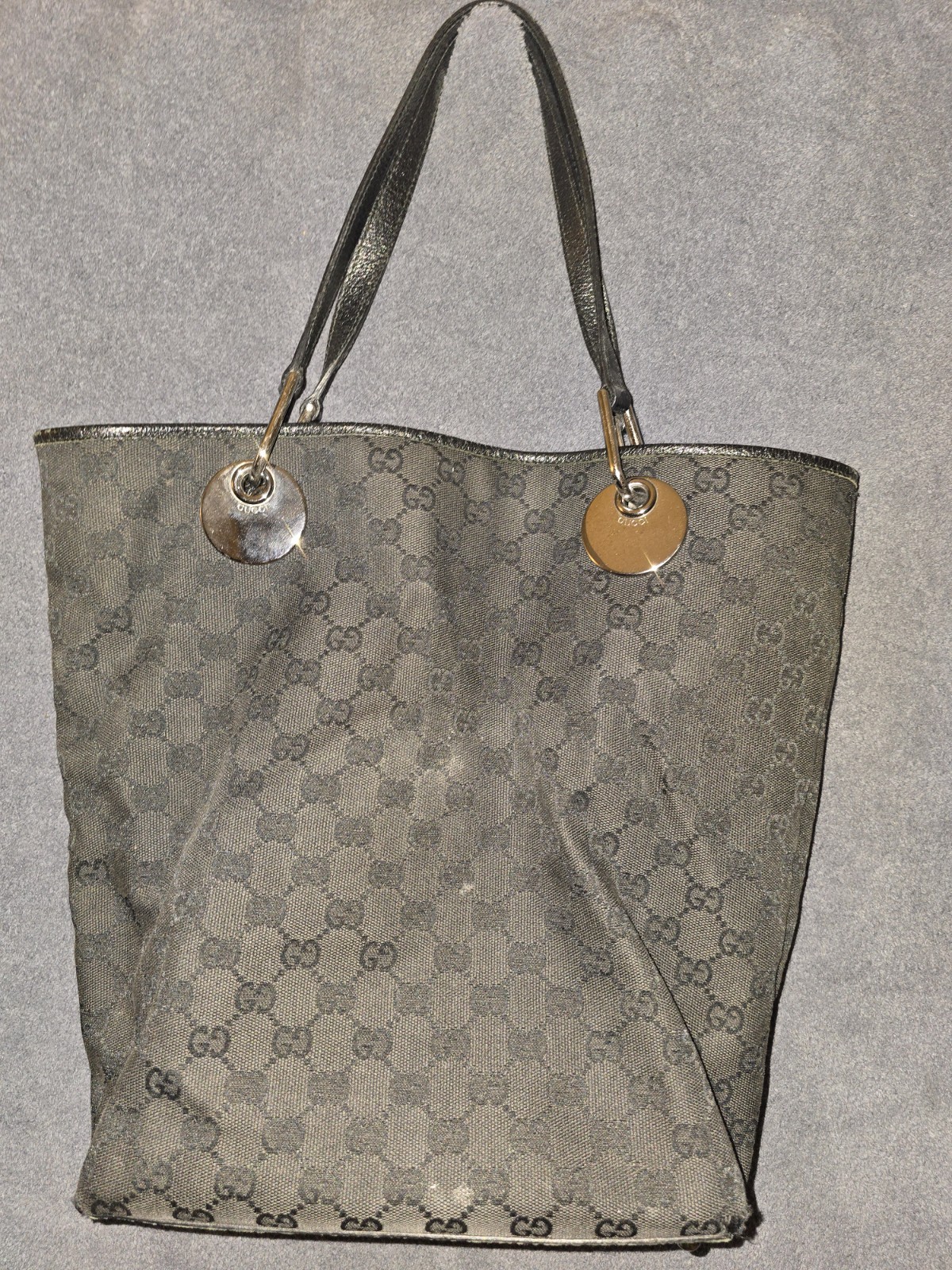 Vintage Gucci Monogram Medium Eclipse Tote Should… - image 4