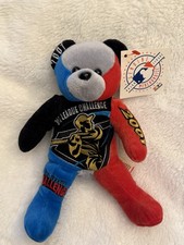 2001 Genuine Major Merch MLB Big League Challenge Plush Beanie Bear NWT Rare!