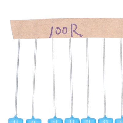 20Pcs 100 Ohm Widerstand Metallfolie 2W 1% Toleranz Widerstand Elektronisch AL