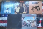 Lot Of 5 AC/DC Vinyl LP Records Who Made Who Highway To Hell Dirty Deeds Back In