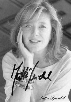 Jutta Speidel - seltenes original Autogramm auf Karte