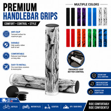 CORE Pro Handlebar Grips, Soft 170mm Longneck bike grips fits Stunt Scooters BMX