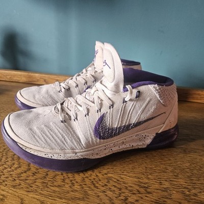 Nike Kobe AD Mid Baseline Herren Größe 8,5 2017 Mamba Lakers lila/weiß