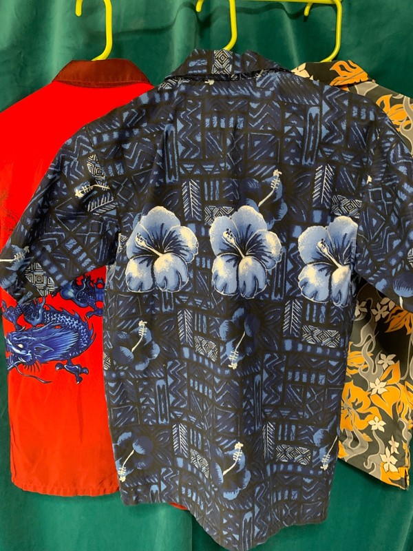 Three Hawaiian Style Shirts, Boy’s Medium
