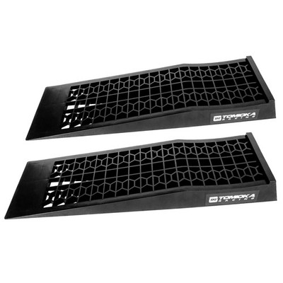 Super Slopes Low Profile Car Service Ramps Pair with Anti-Slip Pads, Perfect for