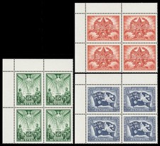 Australia Scott 1456-1458 Corner Blocks of 4 (1995) Mint NH VF, CV $18.60+ M