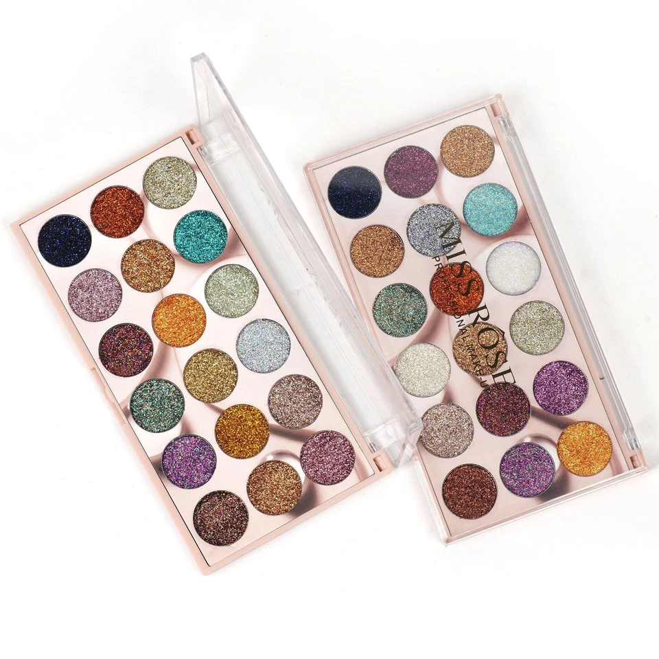 18 Colors Eye shadow Pigment Pearl Glitter Matte Shimmer Eyeshadow Palette - Image 2 of 4