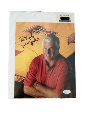 Bob Knight Autograph In Ncaa Basketball Autographed Items for sale