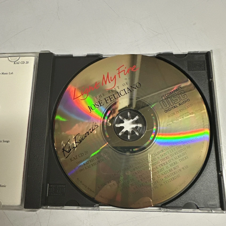 José Feliciano - Light My Fire : The Best Of CD Mint - Bild 3 von 4