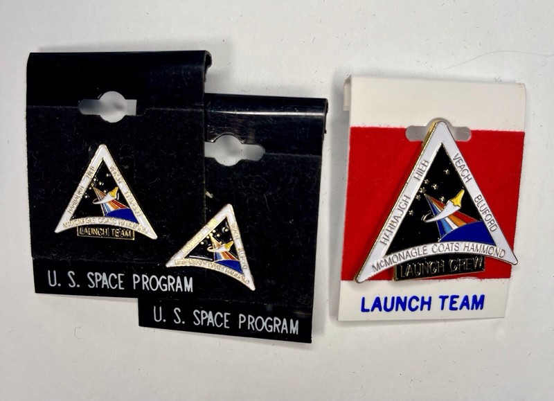 NASA Space Shuttle STS-39 Launch Team Mission pin Set April 28,1991 NOS