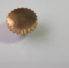 NOS Vintage Crown Ø 6 Mm TAP 1.1 Mm Watch Spare Parts Gold Height 1.85 Mm