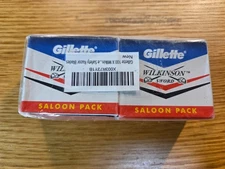 Gillette 100 X Wilkinson Sword Double Edge Safety Razor Blades FREE SHIPPING